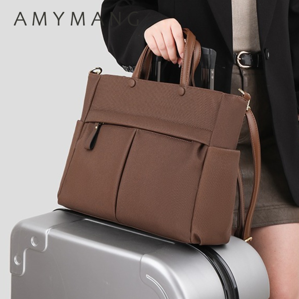 Luxury Lifestyle Magazine - 14'' laptop Business Commuting Handbag Top