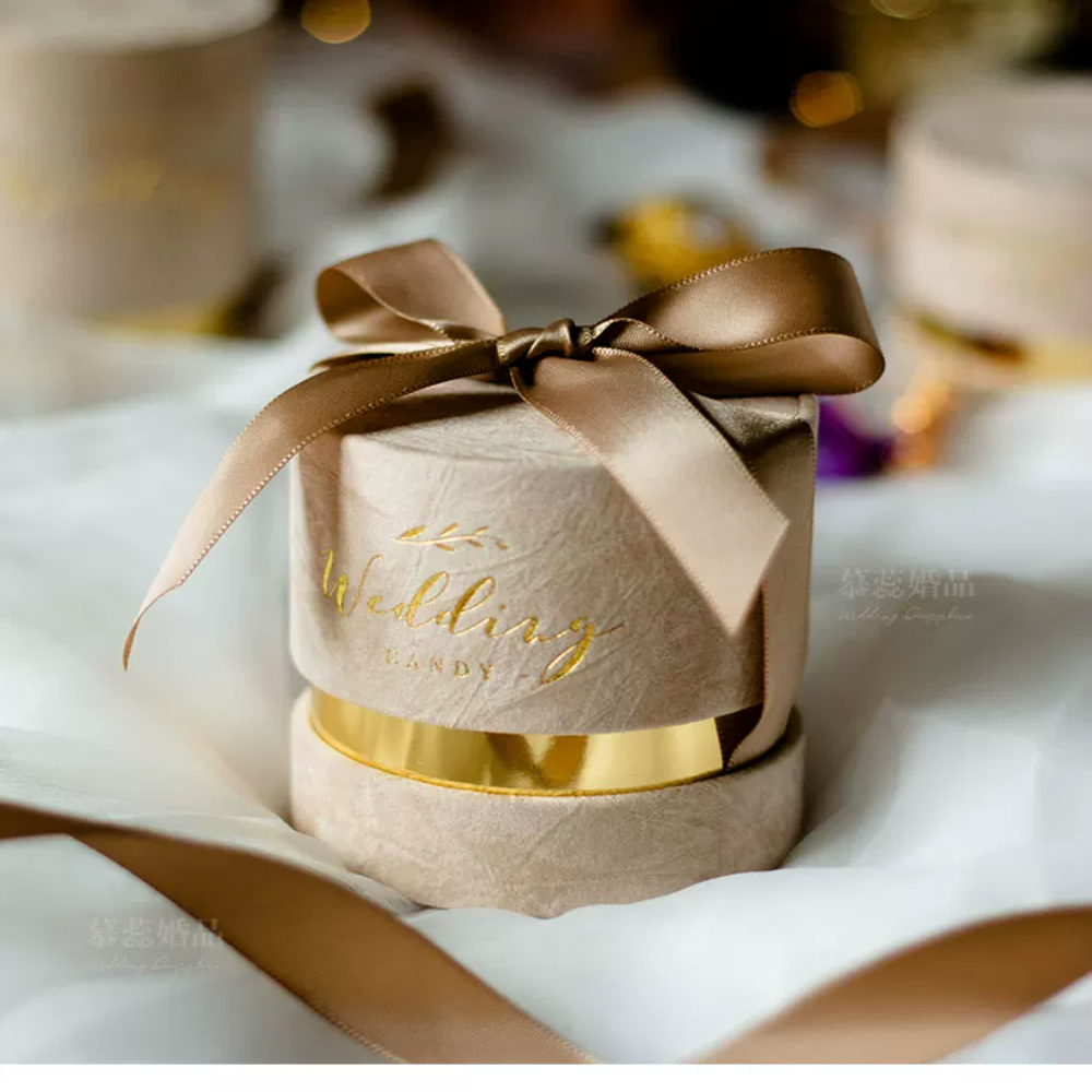 Velvet Jewelry Box - Velvet Candy Box Reusable Gift Box