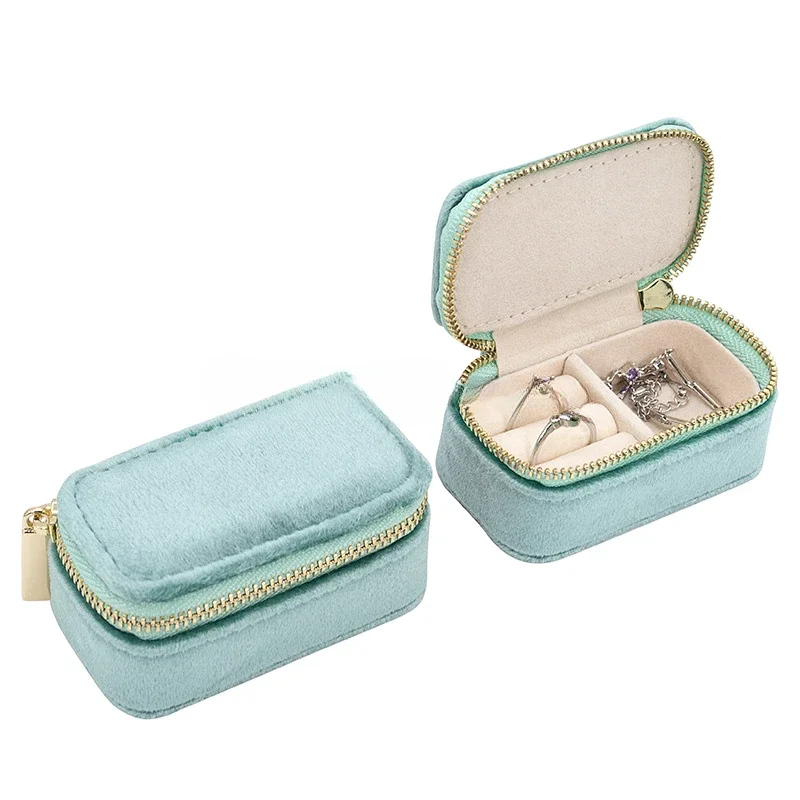 Mini Travel Jewelry Box, Ring  - Velvet Jewelry Box avaliação e preço