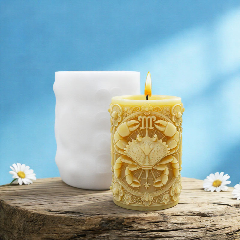 Cancer Zodiac Star Sign Blue C - Scented Candle Luxury avaliação e preço