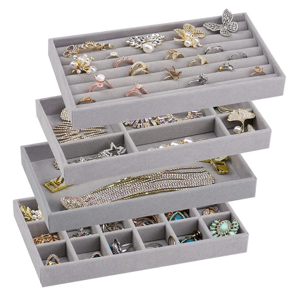 Drawer Box Stackable Velvet Je - Velvet Jewelry Box avaliação e preço