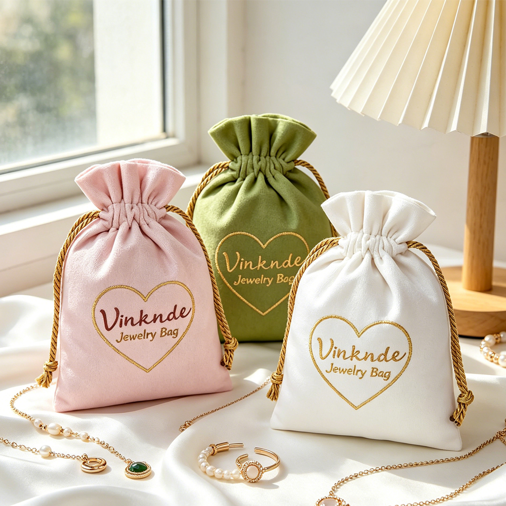 100Pcs Custom Logo Suede Velve - Velvet Jewelry Box avaliação e preço