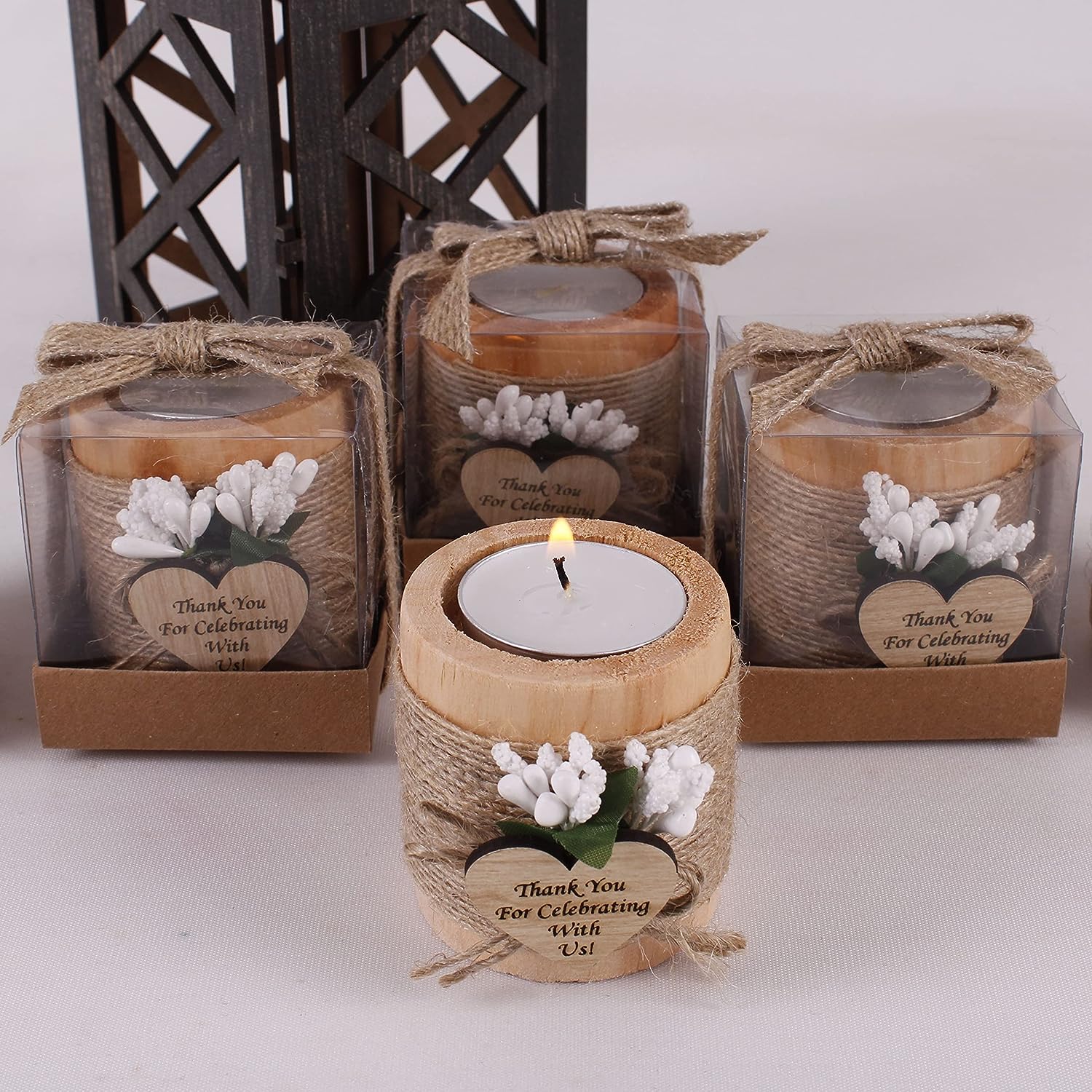 6/12/24PCS Guest Gift Candle f - Scented Candle Luxury avaliação e preço