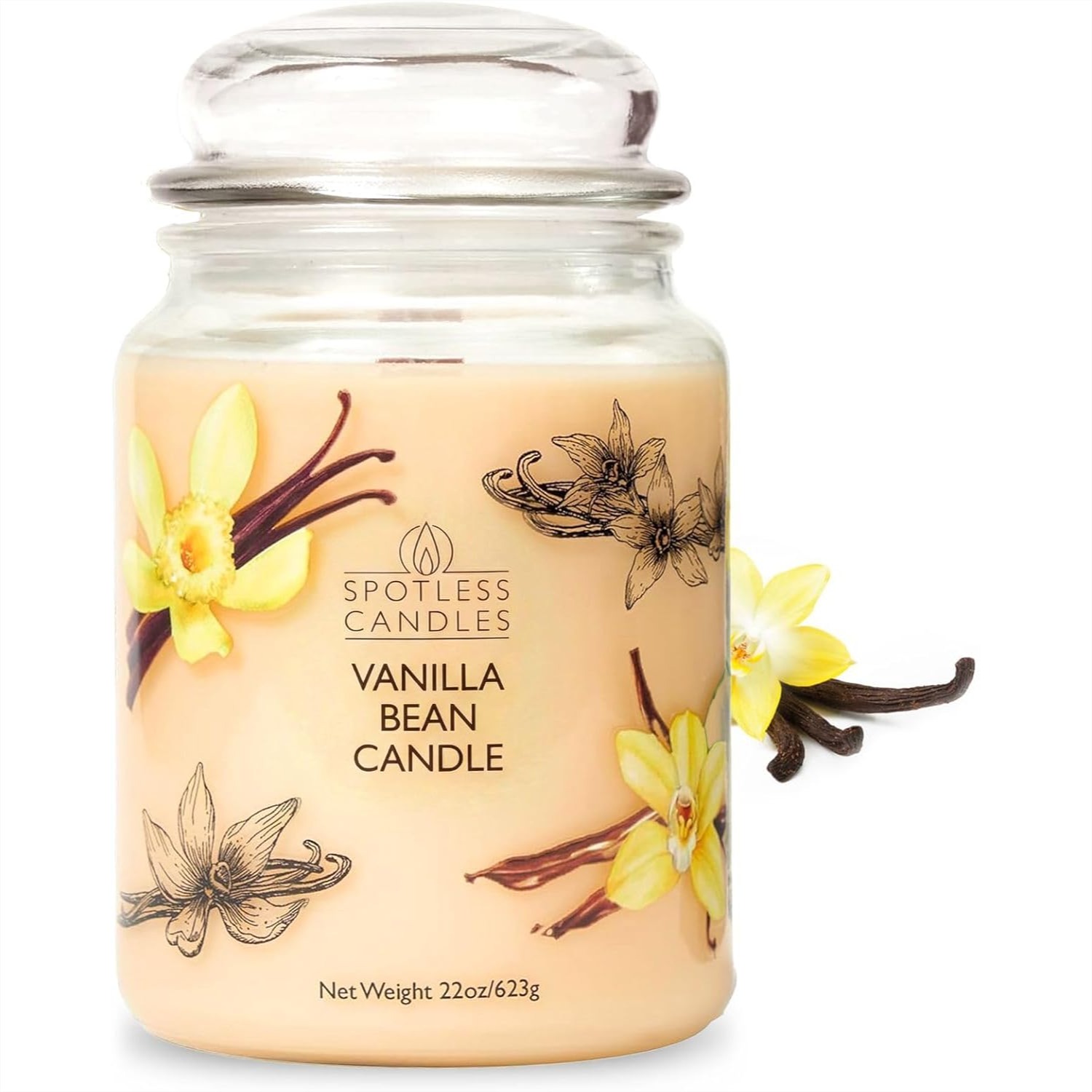 Vanilla Bean Scented Candle 22 - Scented Candle Luxury avaliação e preço