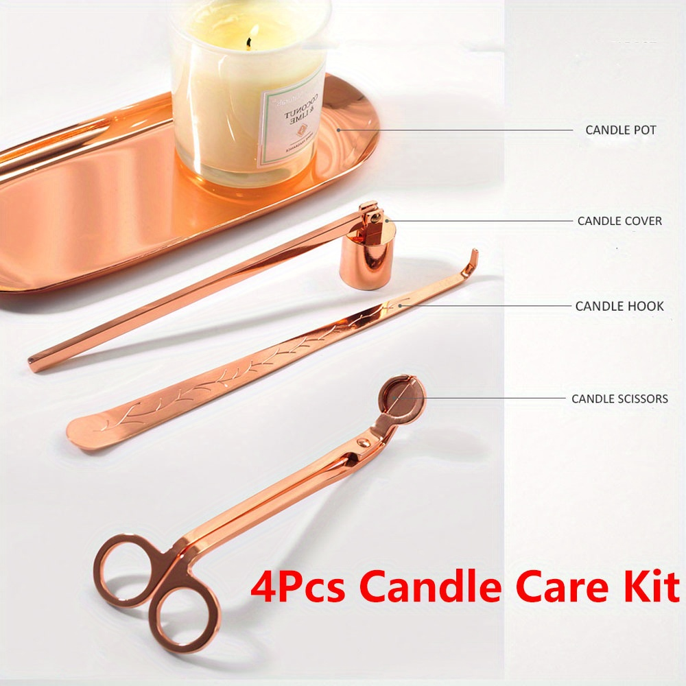4pcs/set Luxury Candle Care Ki - Scented Candle Luxury avaliação e preço