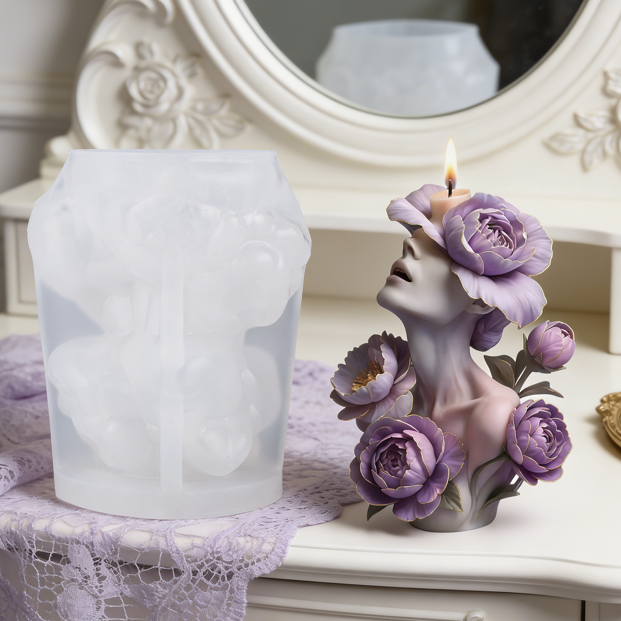 Purple Peony Goddess Candle Mo - Scented Candle Luxury avaliação e preço