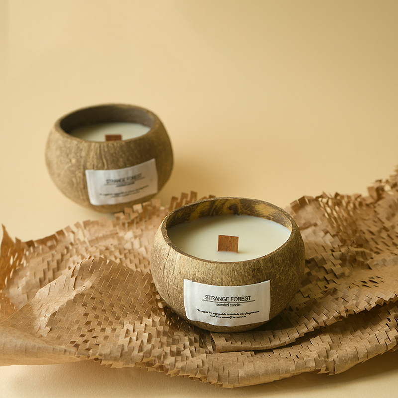 Coconut Shell Aromatherapy Can - Scented Candle Luxury avaliação e preço