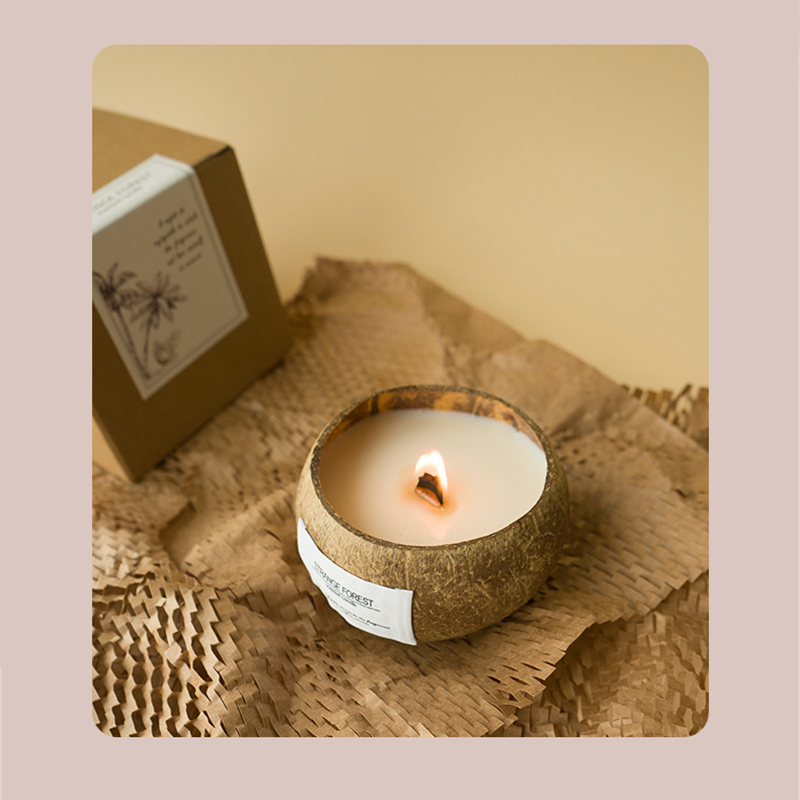 Coconut Shell Aromatherapy Can - Scented Candle Luxury avaliação e preço