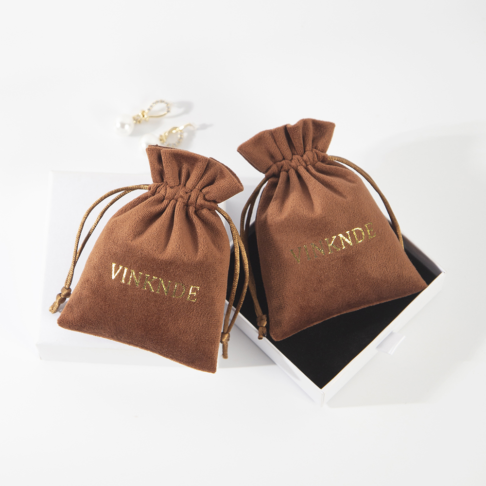 100pcs Personalized Logo Print - Velvet Jewelry Box avaliação e preço