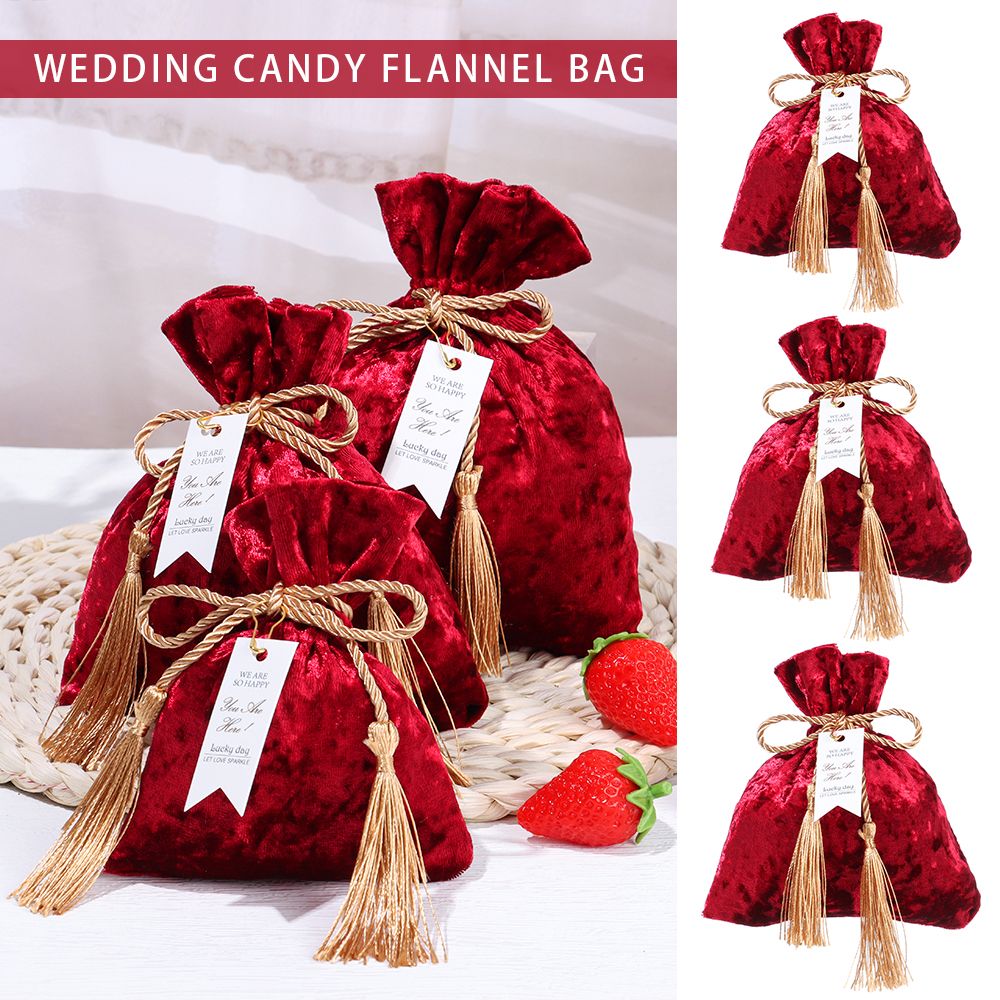 Velvet Cloth Drawstring Tassel - Velvet Jewelry Box avaliação e preço