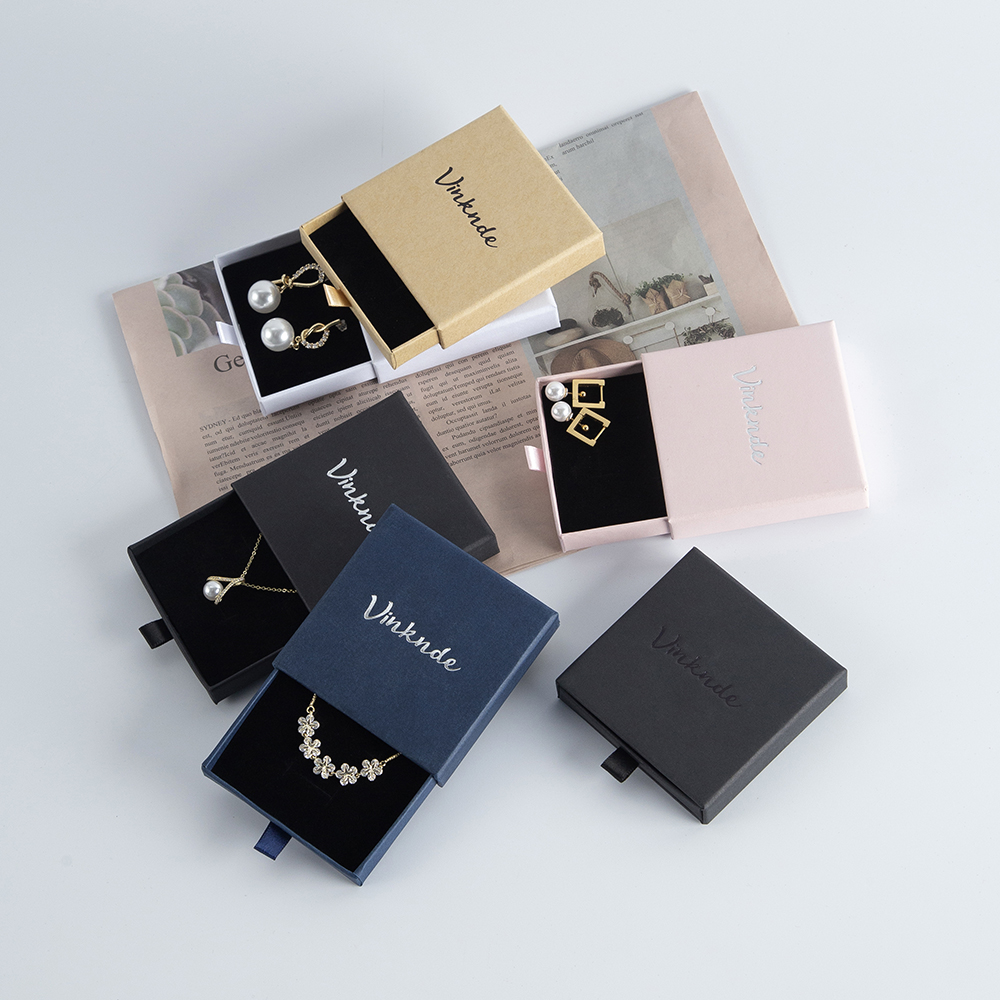 24Pcs Personalized Logo Jewelr - Velvet Jewelry Box avaliação e preço