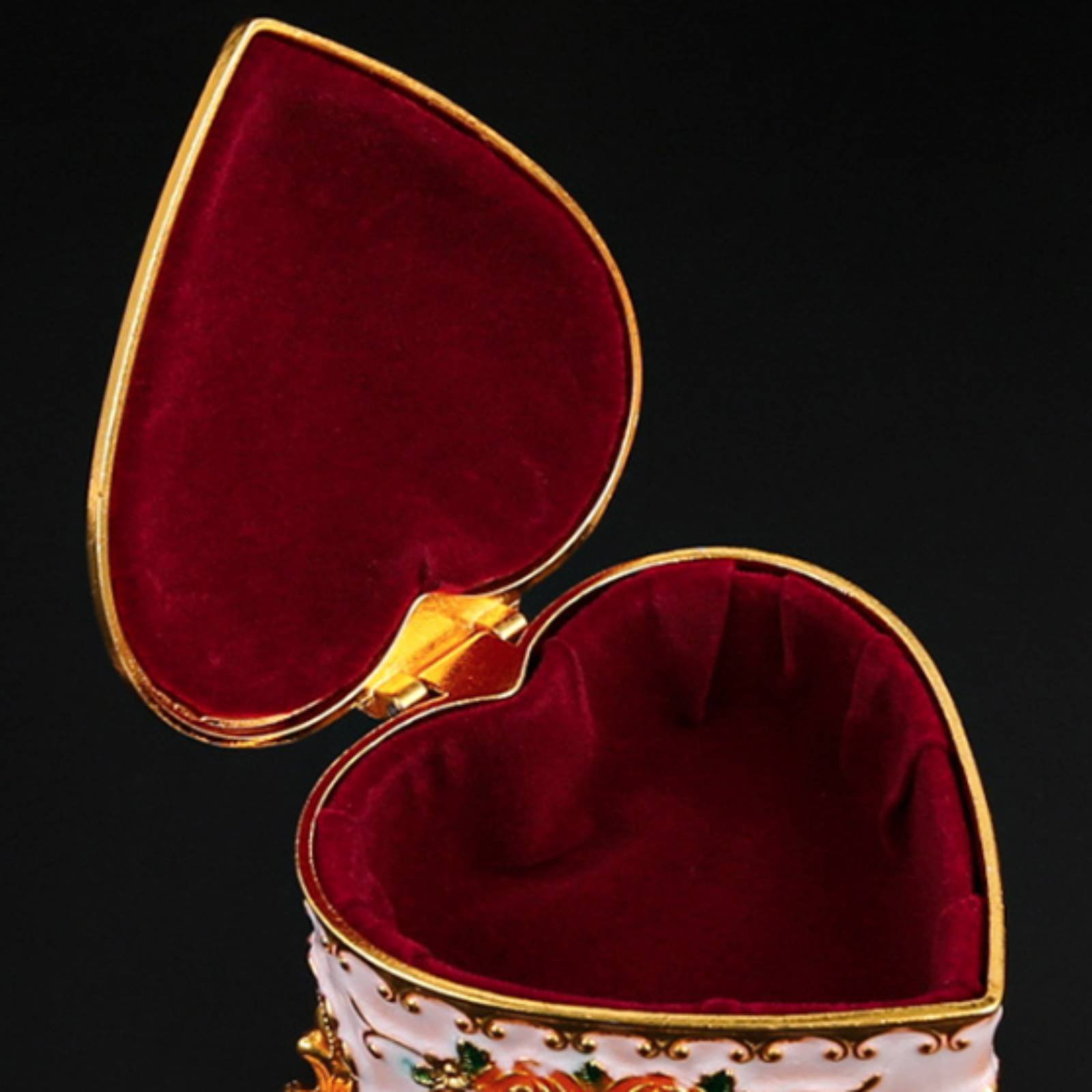 Floral Pattern Jewelry Box Ena - Velvet Jewelry Box avaliação e preço