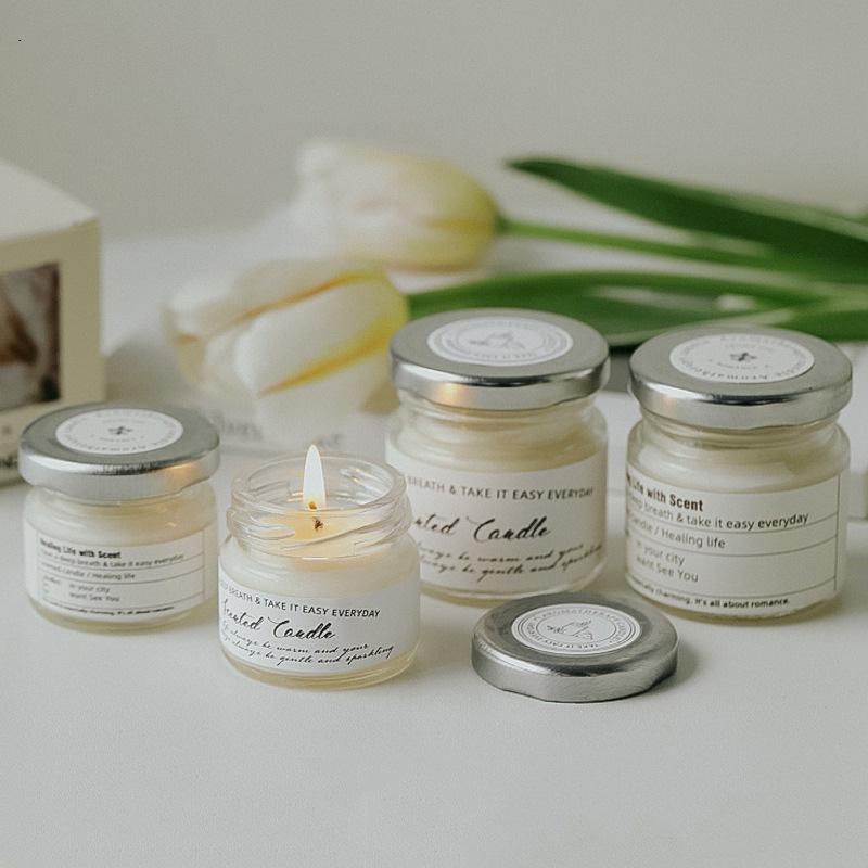 Ins Style Small Glass Jar Scen - Scented Candle Luxury avaliação e preço