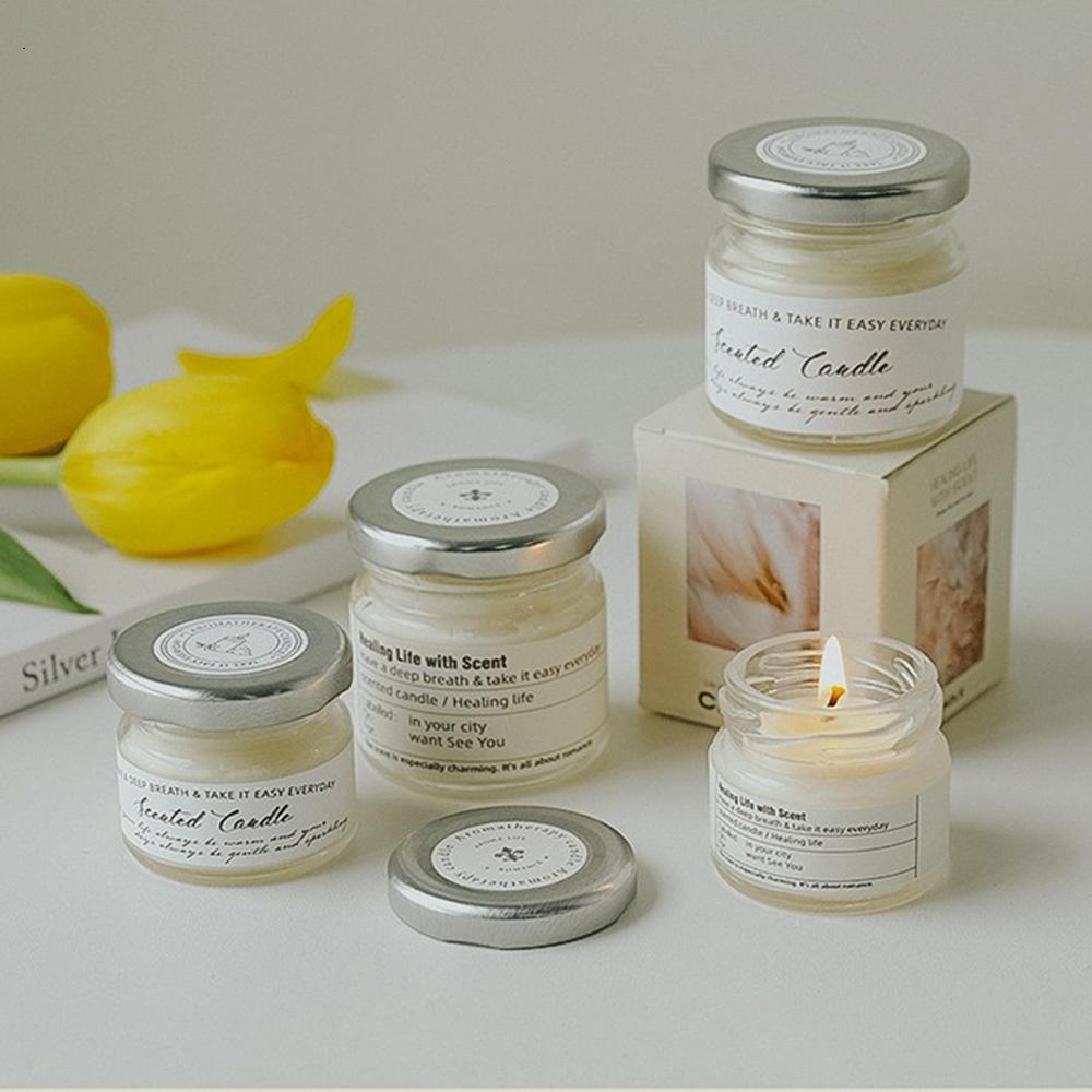 Ins Style Small Glass Jar Scen - Scented Candle Luxury avaliação e preço