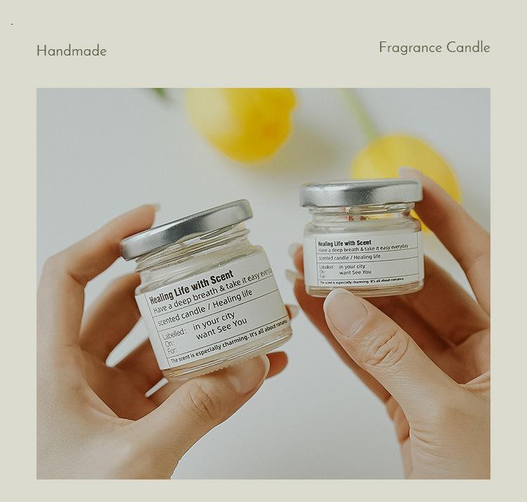 Ins Style Small Glass Jar Scen - Scented Candle Luxury avaliação e preço
