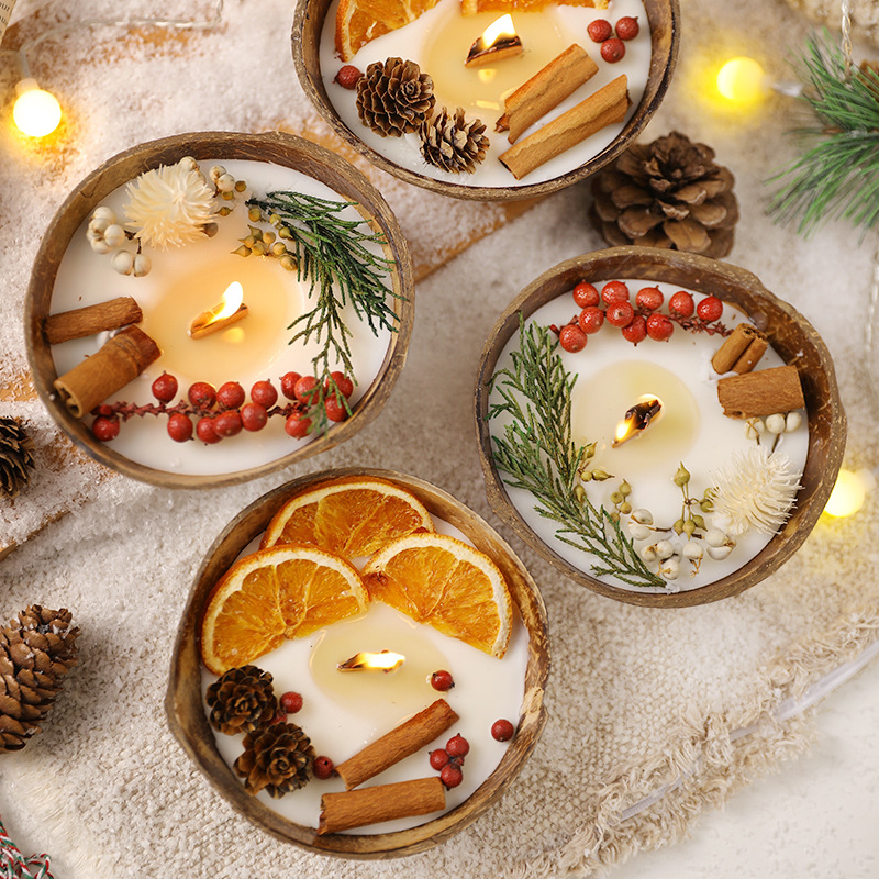 Creative Coconut Shell Scented - Scented Candle Luxury avaliação e preço