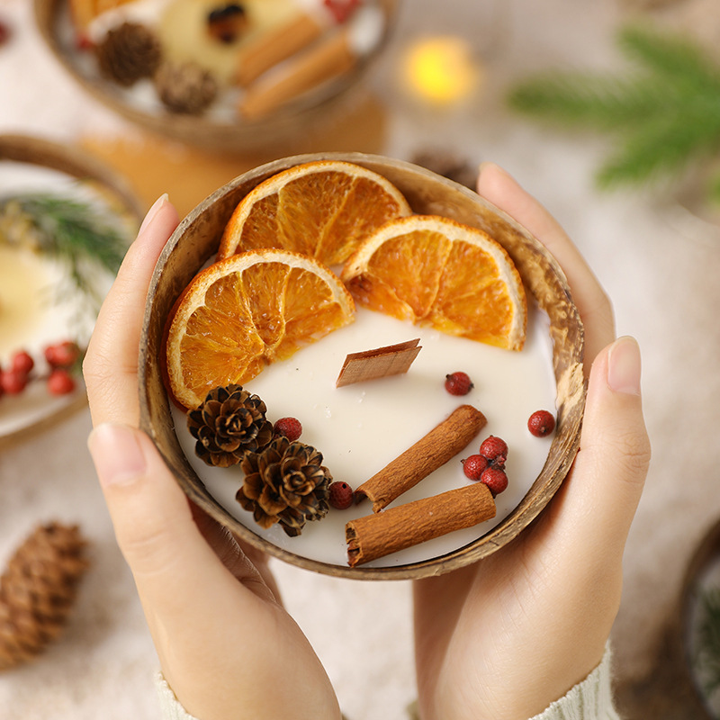Creative Coconut Shell Scented - Scented Candle Luxury avaliação e preço
