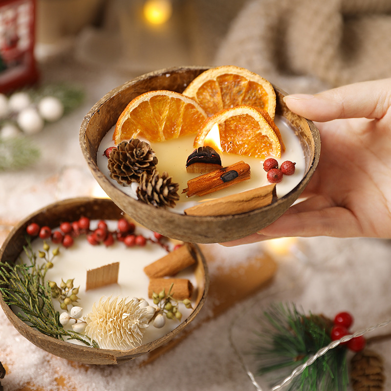 Creative Coconut Shell Scented - Scented Candle Luxury avaliação e preço
