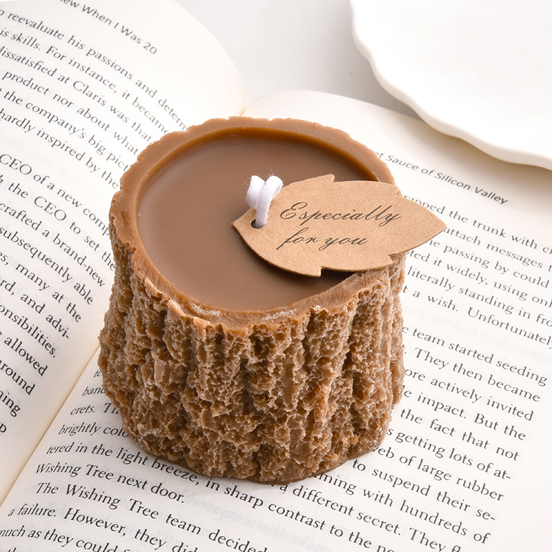 Tree Stump Candle Set Gift Cre - Scented Candle Luxury avaliação e preço